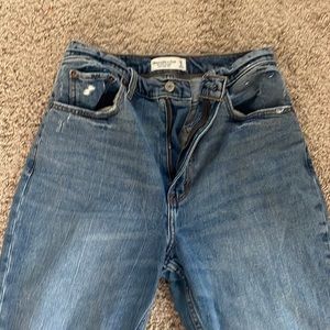 Abercrombie ankle straight ultra high rise 28 6 regular jeans